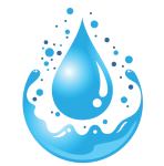 فایل لوگو لایه باز قطره آب ایلاستریتور Illustrator WaterDrop