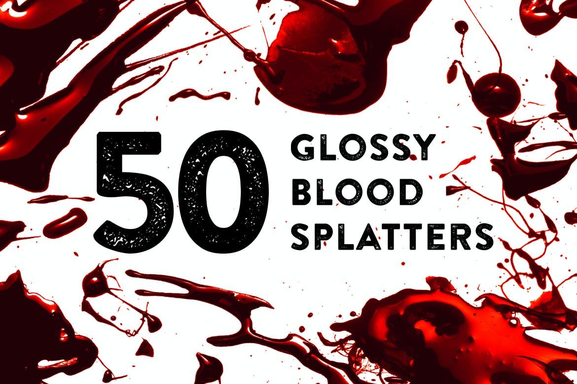 50 براش پاشیدن خون فوتوشاپ