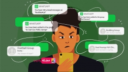 جلوگیری از اد شدن به گروه در واتساپ