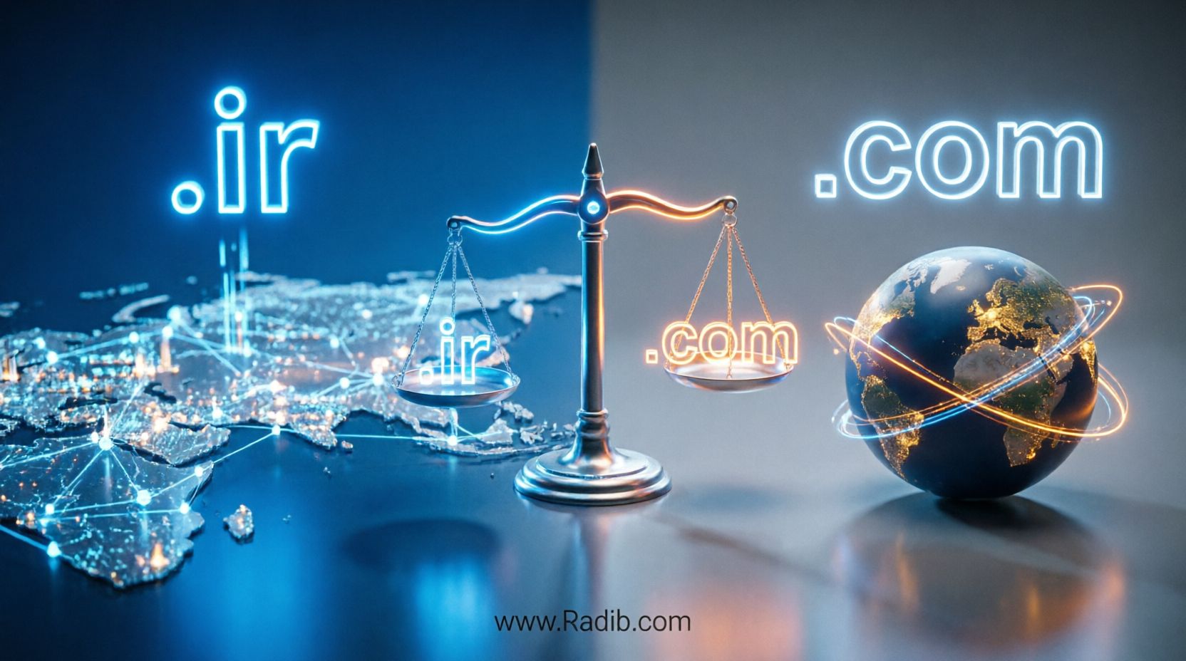 دامنه ir یا com؟ کدام انتخاب برای کسب‌وکار شما بهتر است؟
