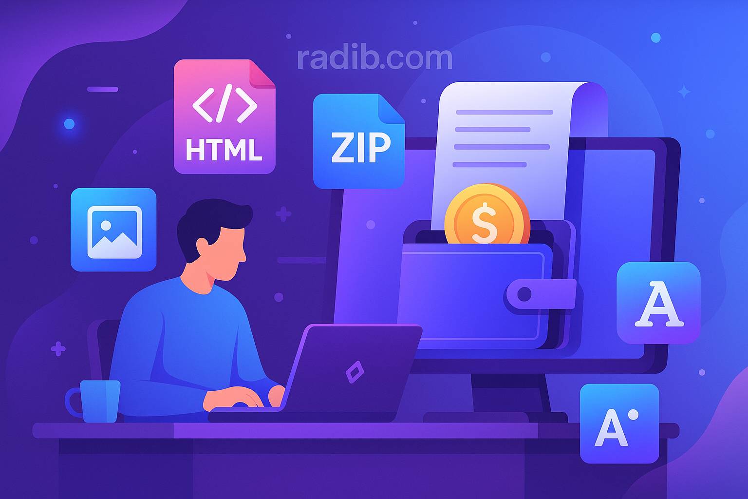 کسب درآمد از فروش فایل دیجیتال در سال ۲۰۲۵