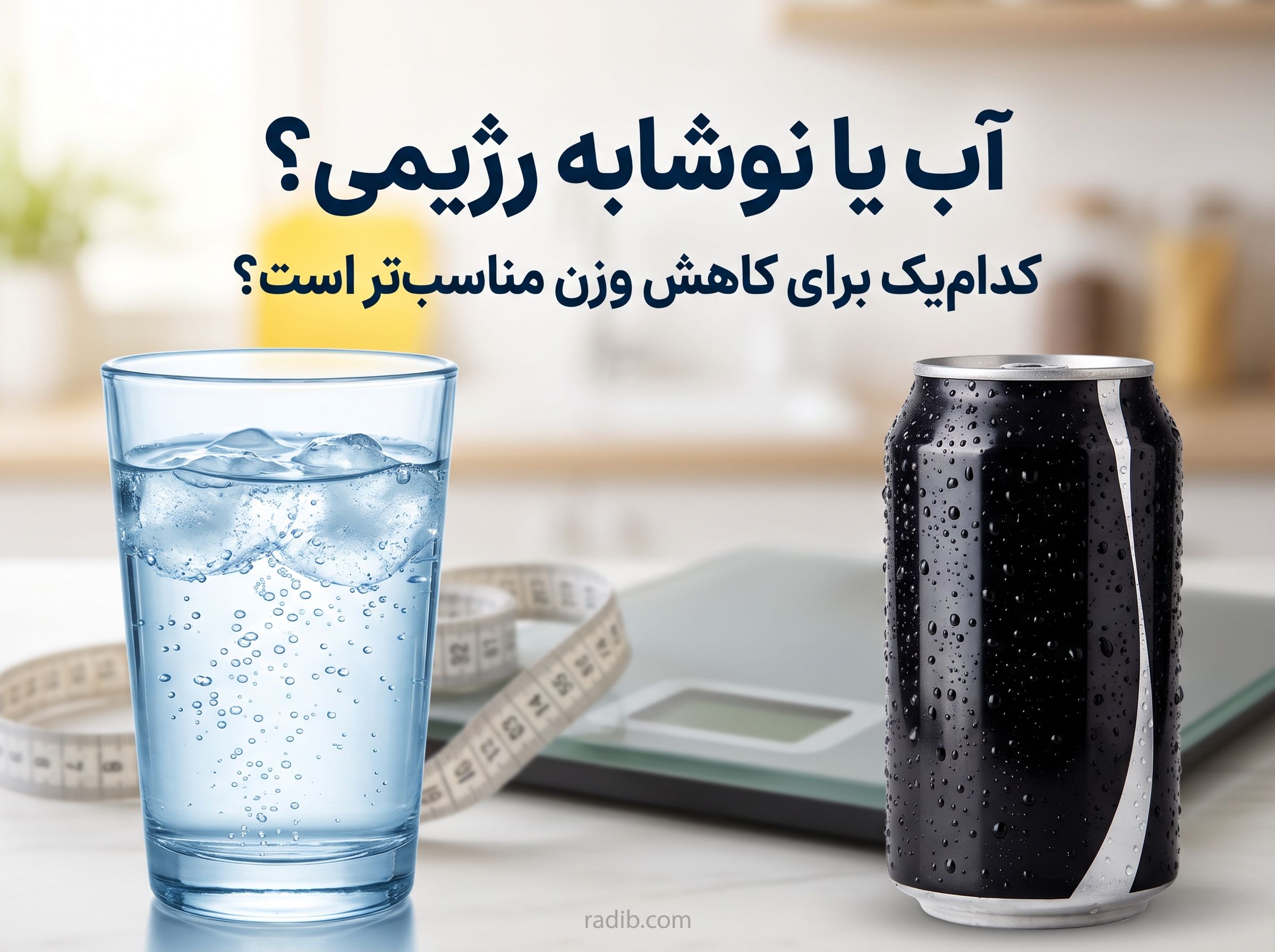 نوشابه رژیمی یا آب؛ کدام‌یک برای کاهش وزن بهتر است؟